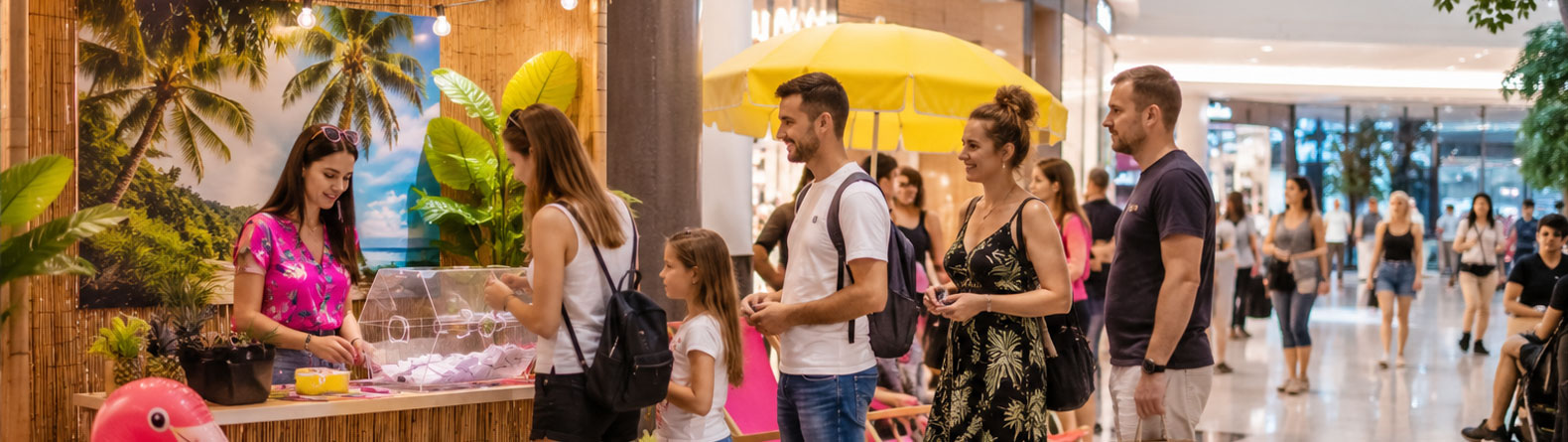 Organizacja eventu pro sale w centrum handlowym